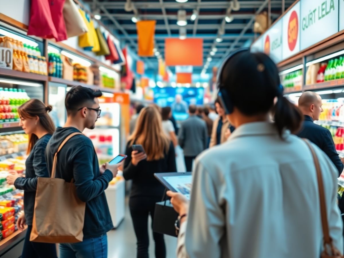 Tendințe e-commerce în România 2025, interacțiuni digitale moderne.