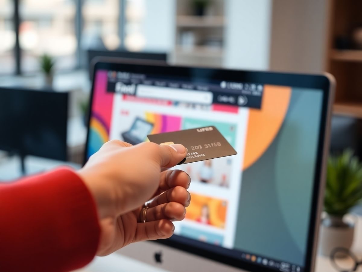 Un client fericit cumpără online