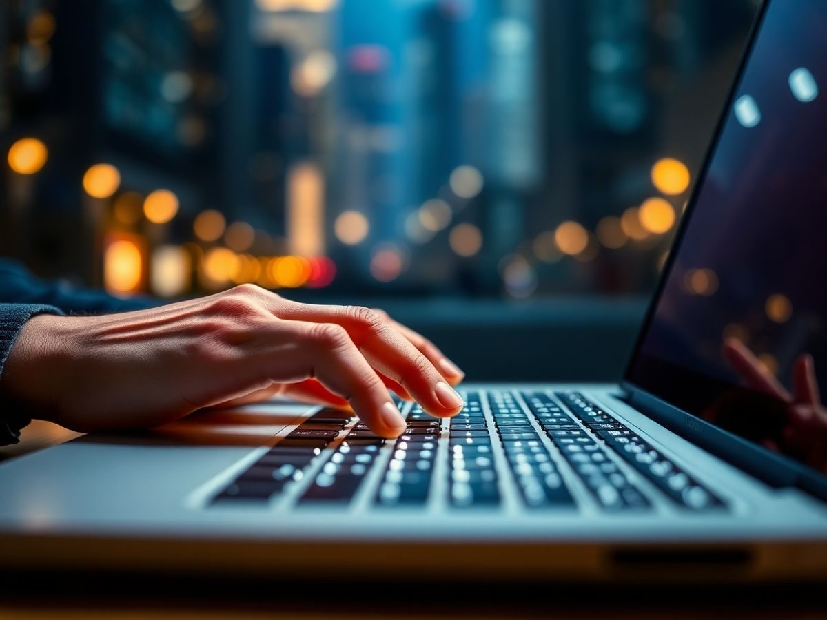 Oameni, calculatoare, creștere, tehnologie, prosperitate, viitor, oraș