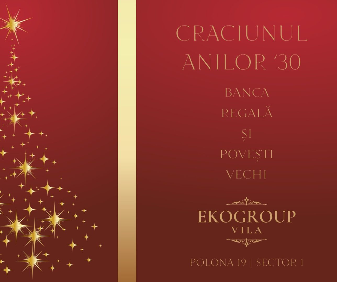Crăciunul Anilor ’30 la Eko Group Vila: O Experiență de Eleganță Interbelică