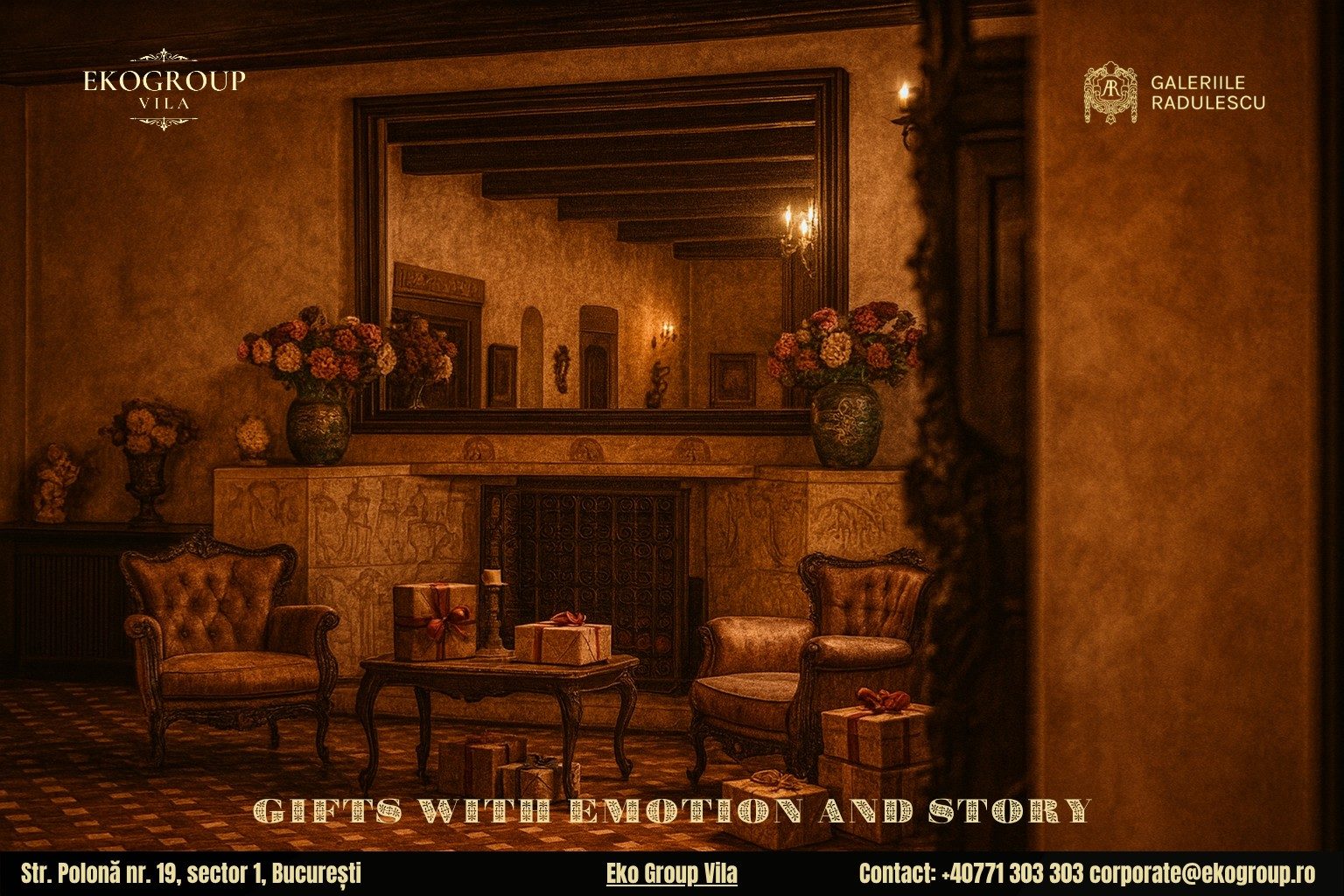 Cadouri de Crăciun care devin experiențe: Crăciunul anilor ’30 la Eko Group Vila 7 Cadouri de Crăciun care devin experiențe: Crăciunul anilor ’30 la Eko Group Vila