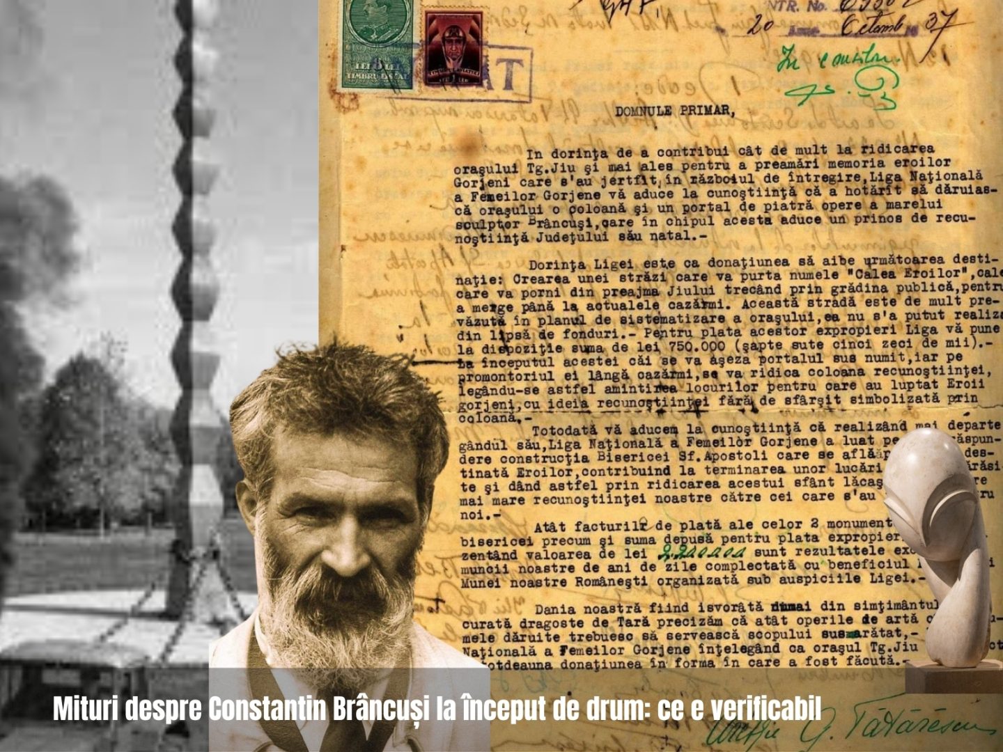 Mituri despre Constantin Brâncuși la începutul de drum: ce e verificabil